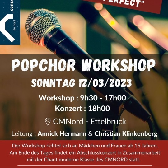 Flyer Popchor Workshop